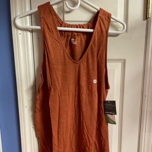 EDDIE BAUER WOMANS GATECHECK RACEBACK SHIRT NEW WITH TAGS